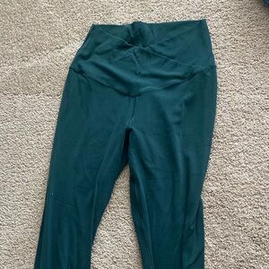 Aerie OFFLINE flare green pants